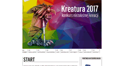 Desktop Screenshot of konkurs.kreatura.pl